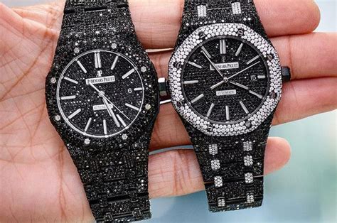 audemars piguet black diamond watch|ap watch with diamonds price.